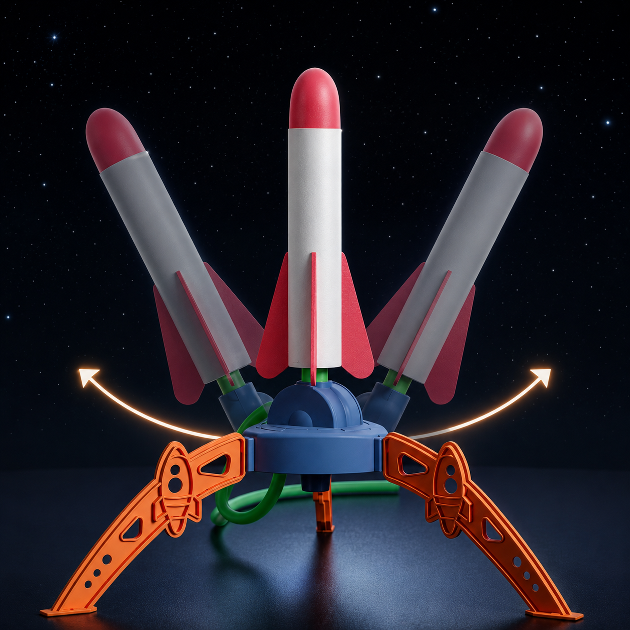 RocketFun – zestaw rakiet z wyrzutnią